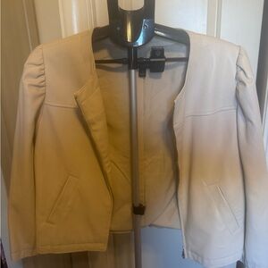 Ann Taylor Cream Blazer